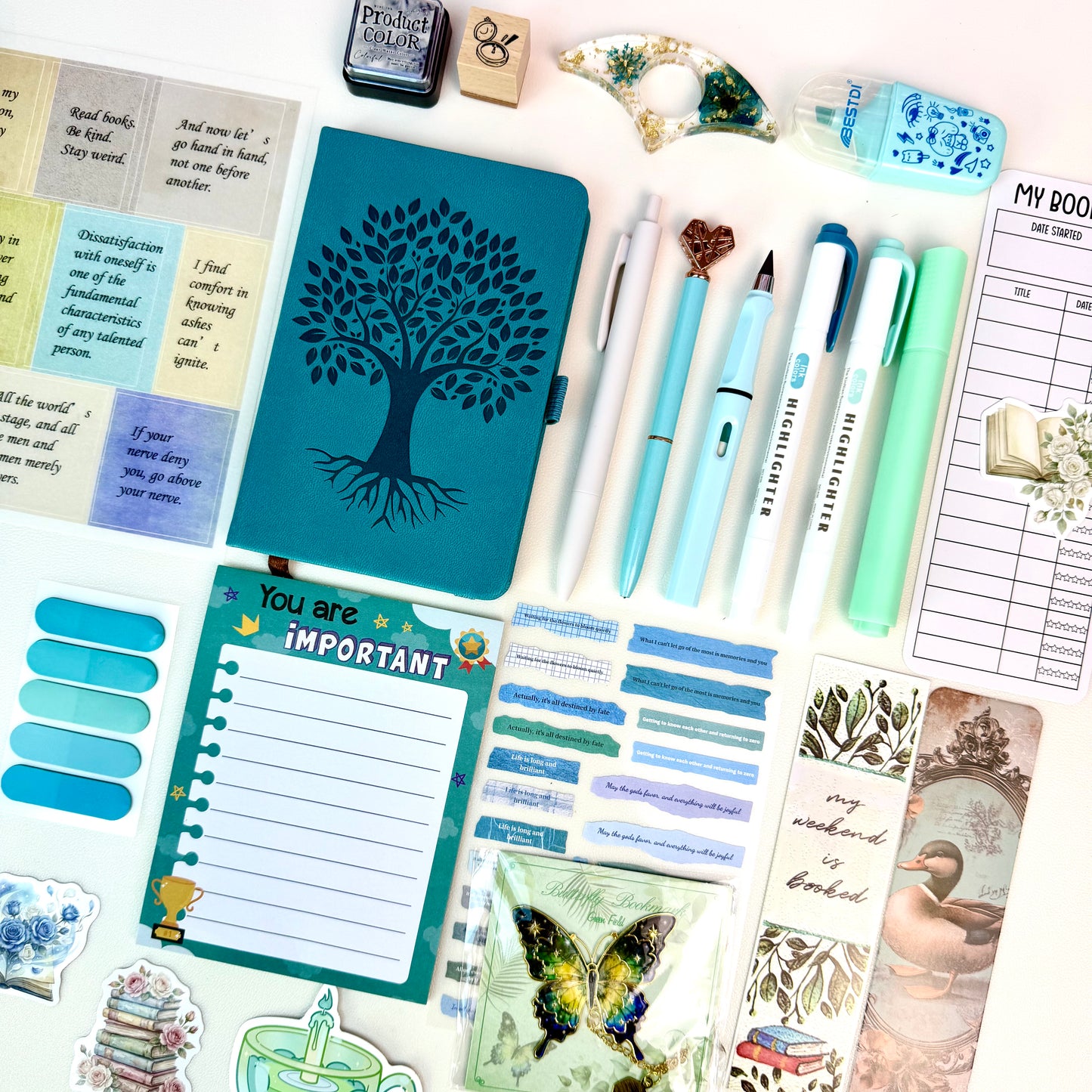 Tree of Life Bookish Bundle 🌿 TEAL