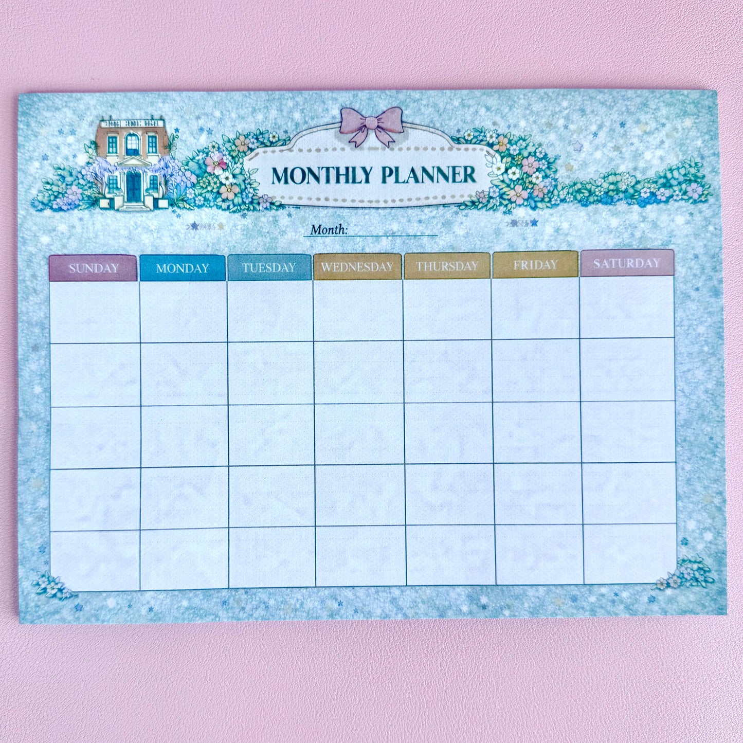 Vintage Garden Monthly Planner