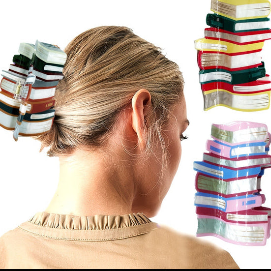 Bookish Hair Claw