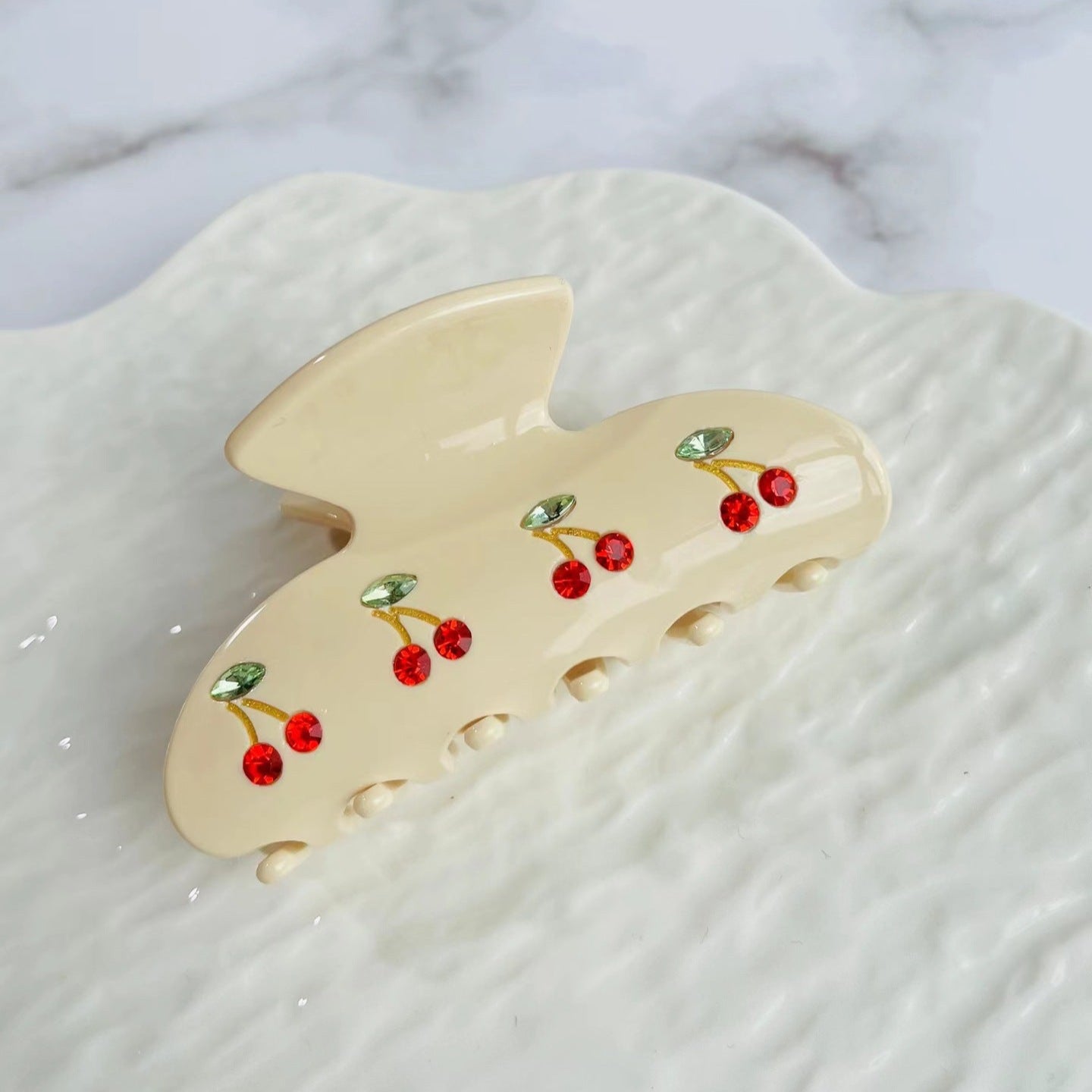 Hair Claw Clip Beige