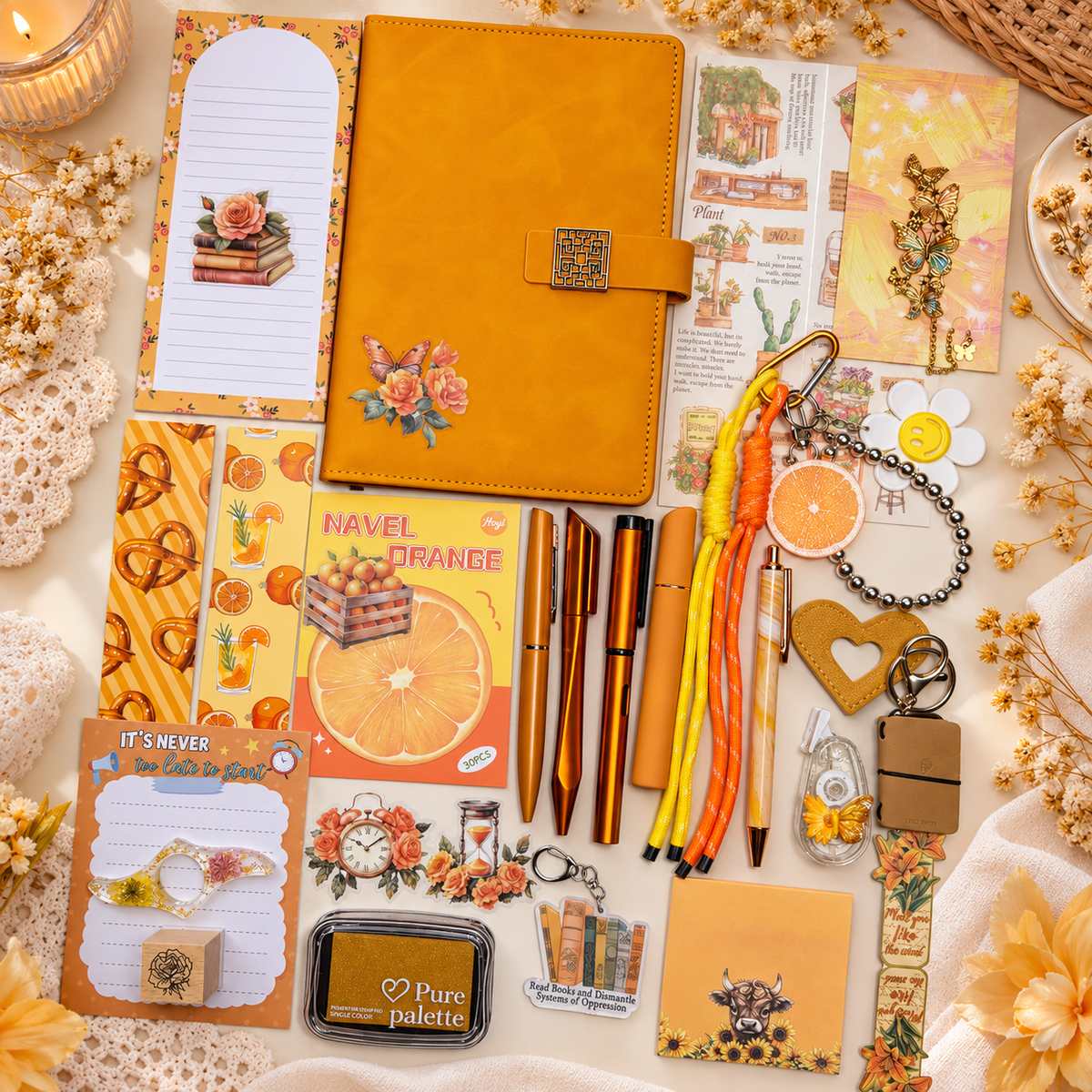 A5 Bookish Bundle - Orange