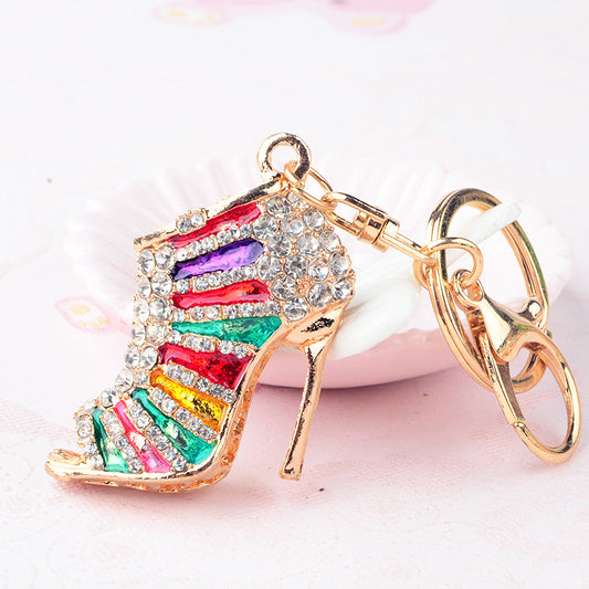 Crystal High Heel Keychain