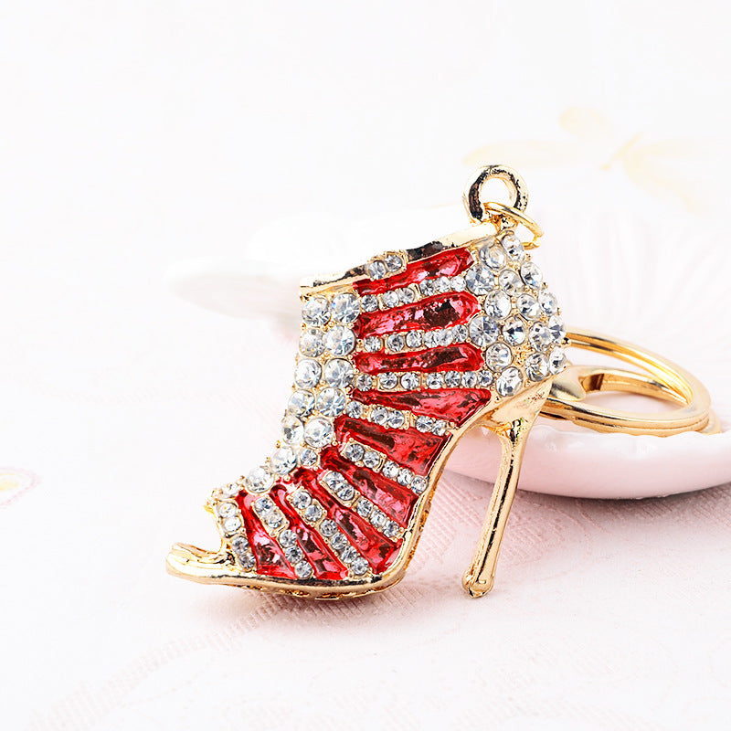 Crystal High Heel Keychain