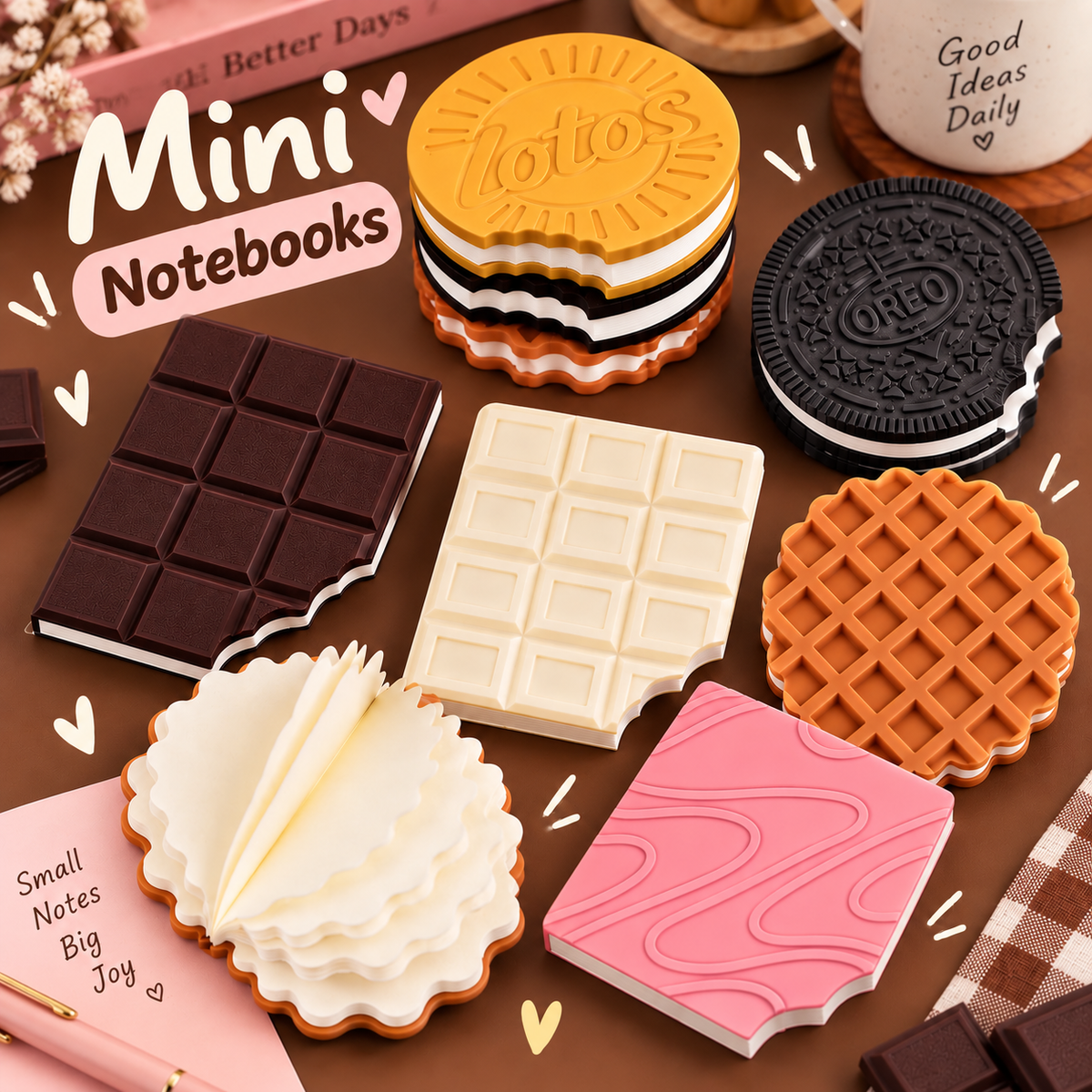 FREE Mini Notebook with Orders $39+! 🍪🍫