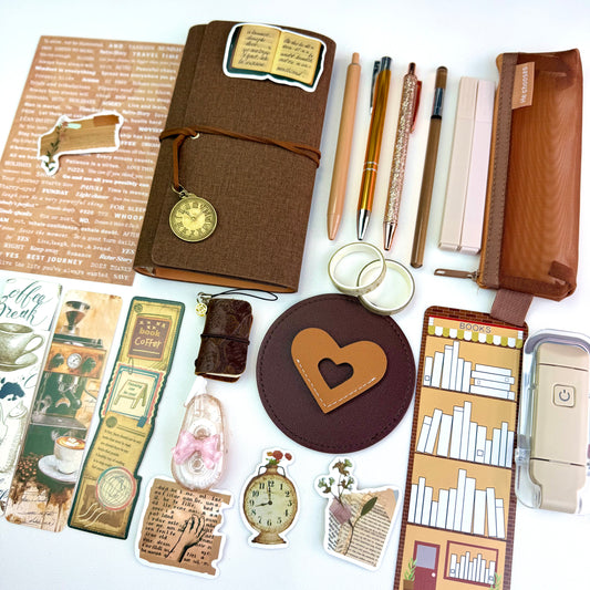 Travel Journal Bookish Bundle 🧭 COFFEE