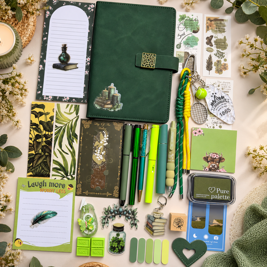A5 Bookish Bundle - Green