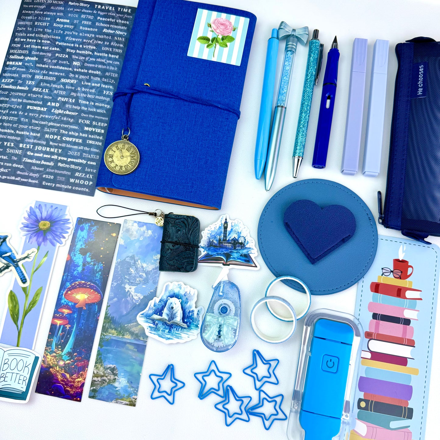 Travel Journal Bookish Bundle 🧭 BLUE