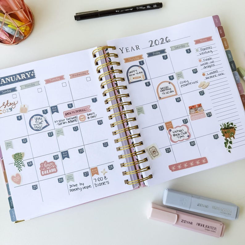 Cozy Bookish Planner