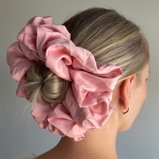 Satin XXL Scrunchie - Rose Blush