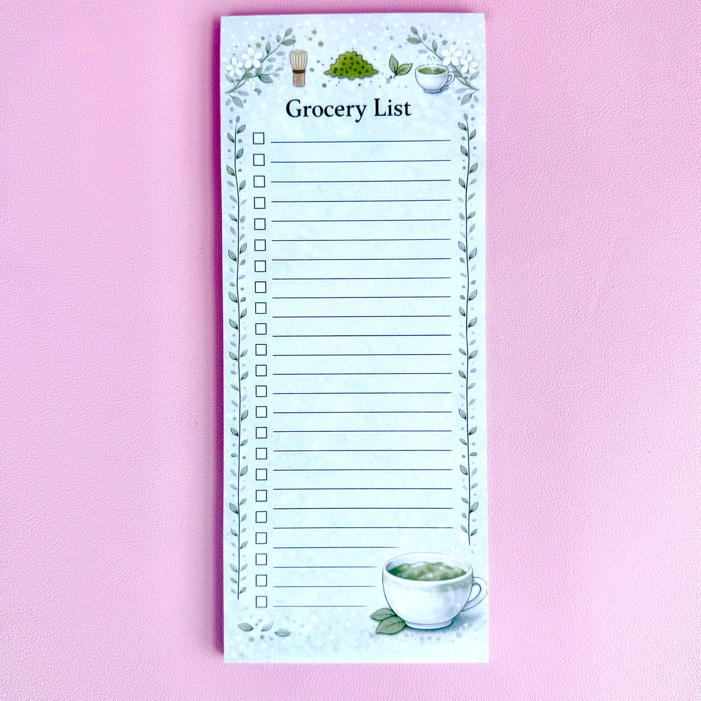 Matcha Grocery List
