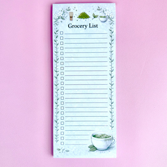 Matcha Grocery List