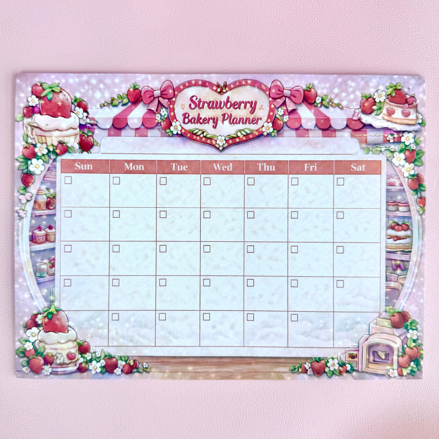 Strawberry Monthly Planner