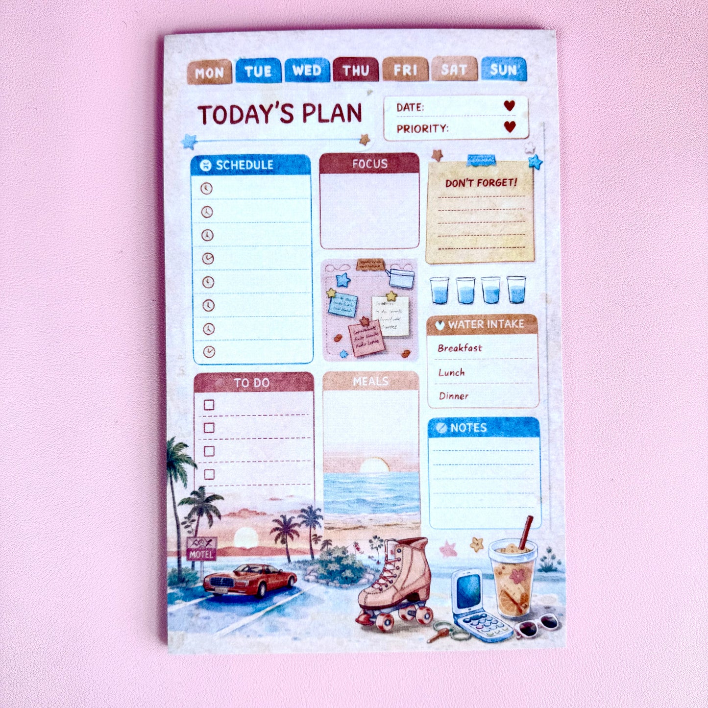 Sunset Daily Planner