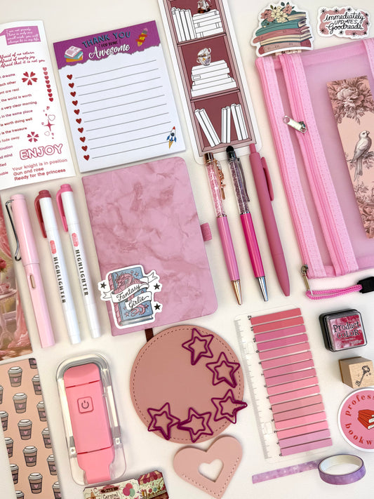 💗 Bookish Bundle SOFT ROSE MARBLE