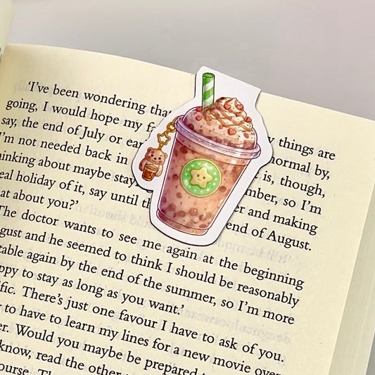 Boba Drink Magnetic Bookmark