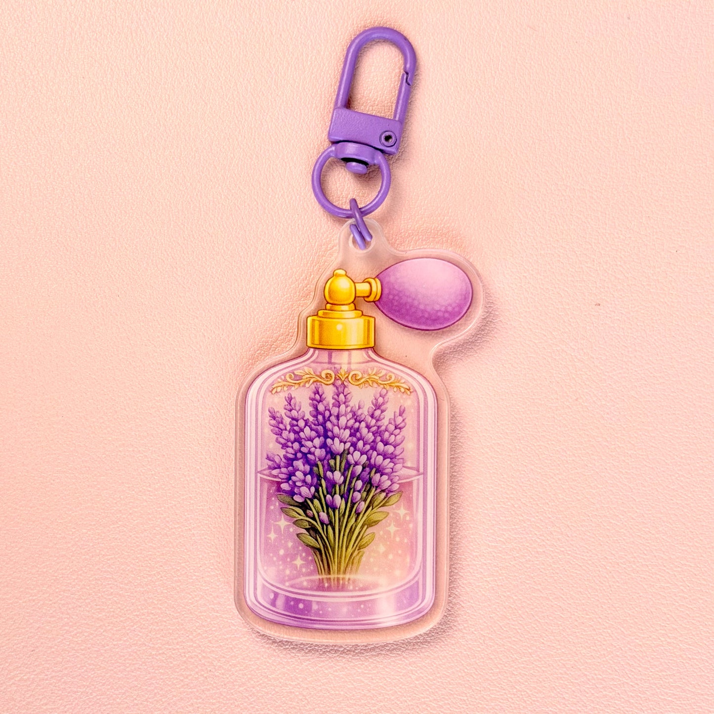 Lavender Perfume Keychain