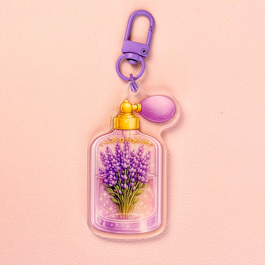 Lavender Perfume Keychain