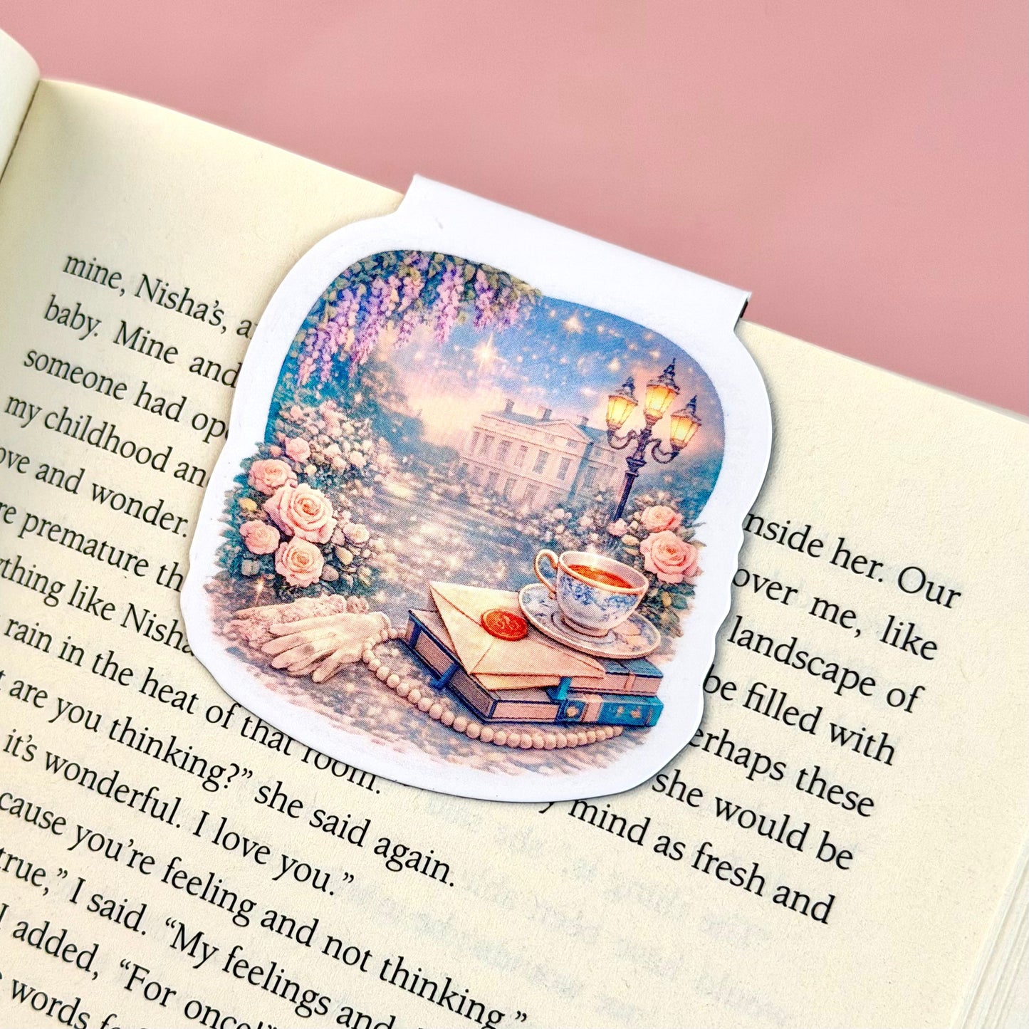 Romance Magnetic Bookmark