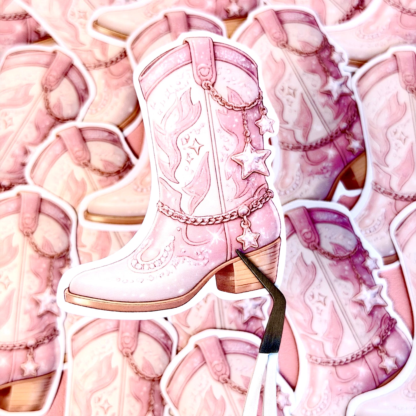 Cowgirl Boot Sticker