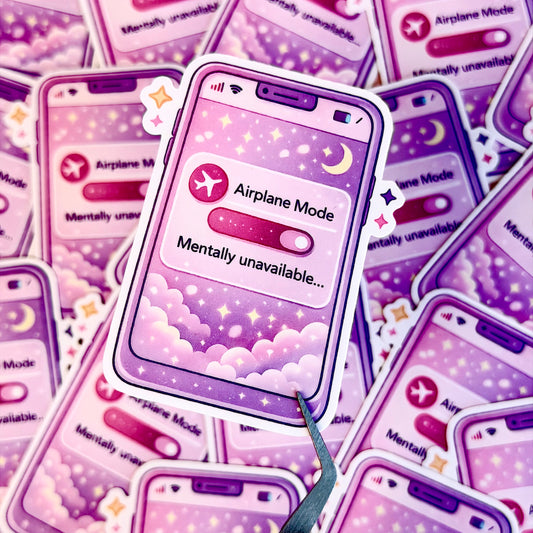 Airplane Mode Sticker