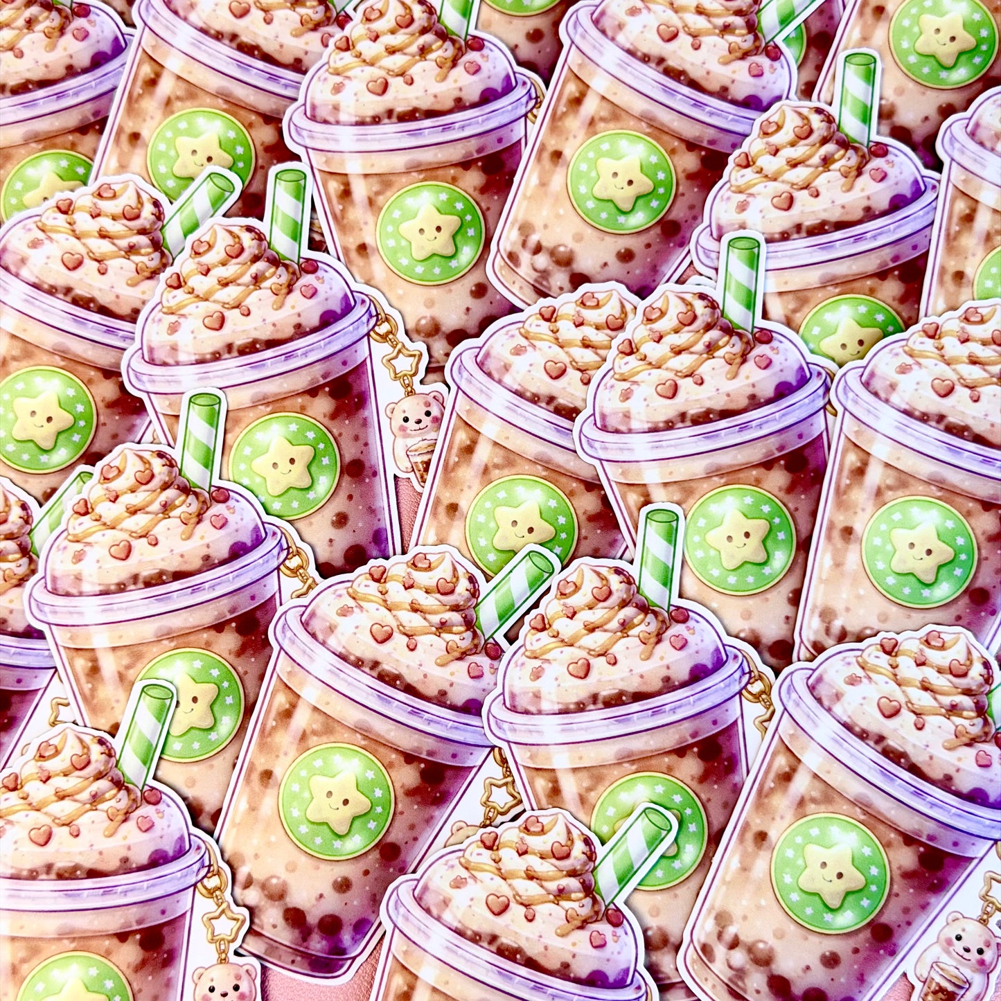 Caramel Boba Sticker