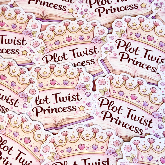 Plot Twist Princess Sticker