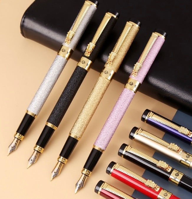 Vintage Gold Fountain Pen for Journaling