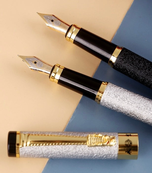 Vintage Gold Fountain Pen for Journaling