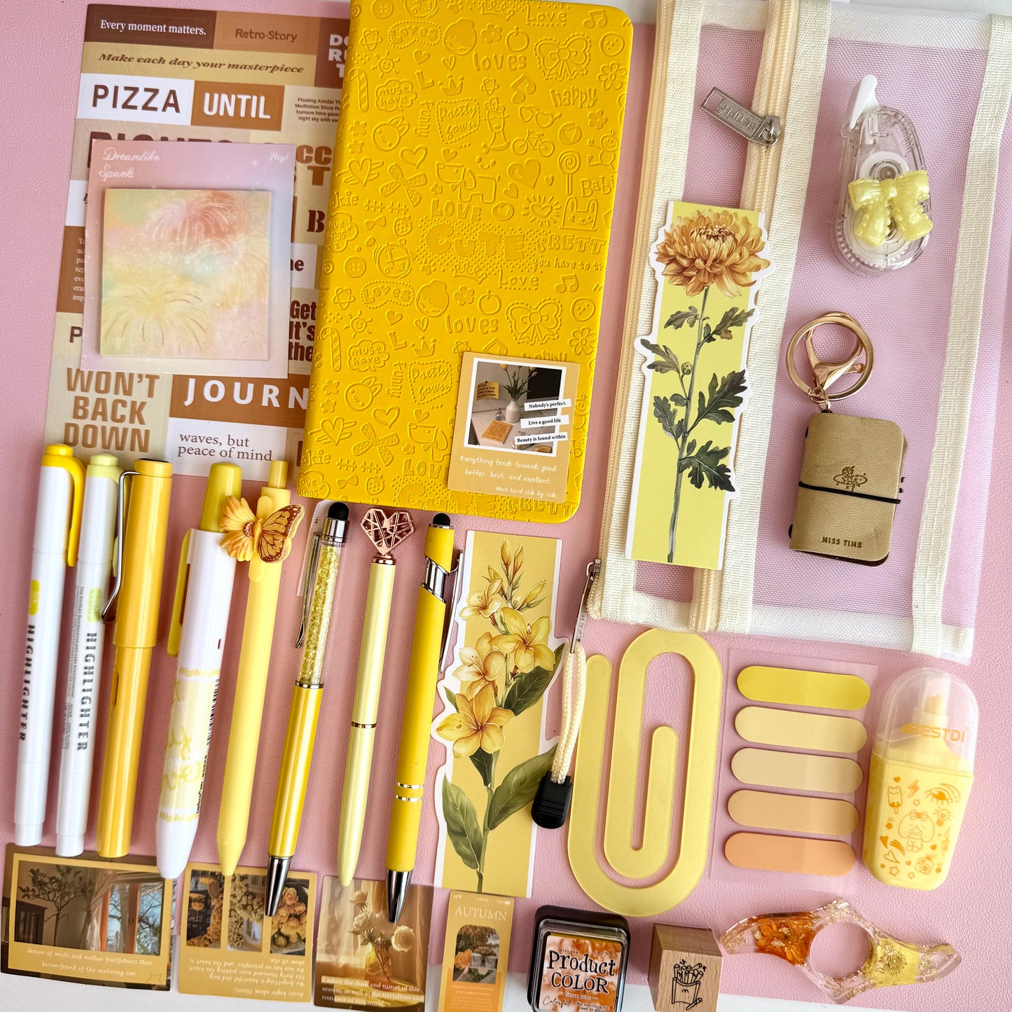 Dreamy Yellow Bookish Bundle