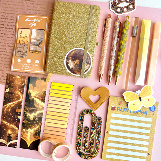 ✨ Sparkle Gold Bookish Bundle