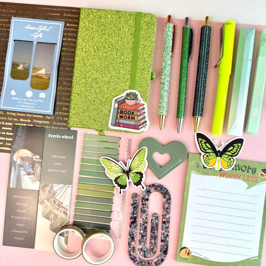 ✨ Sparkle Green  Bookish Bundle