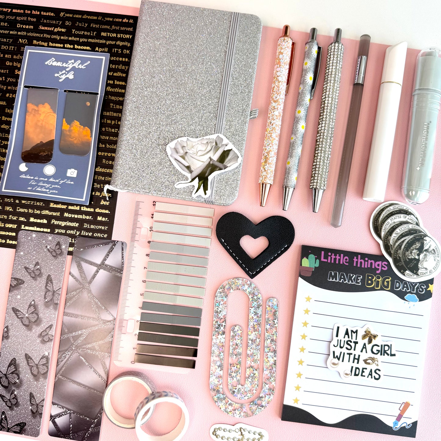 ✨ Sparkle Silver Bookish Bundle