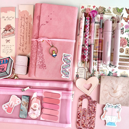 Vintage Pink Bookish Bundle