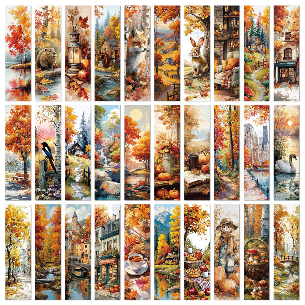 30 Autumn Bookmarks