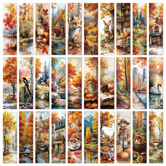 30 Autumn Bookmarks