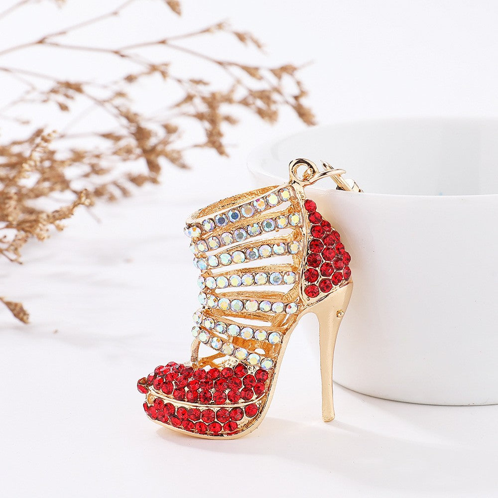 Crystal High Heel Keychain