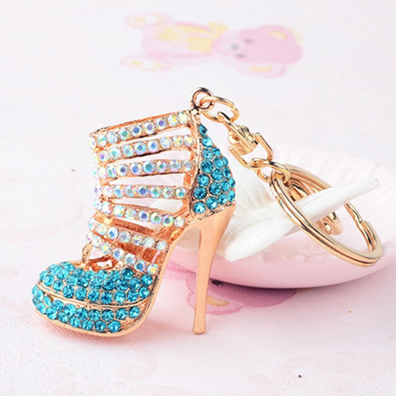 Crystal High Heel Keychain