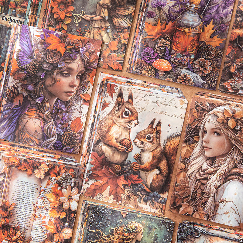 Scrapbooking sheets for journal decoration
