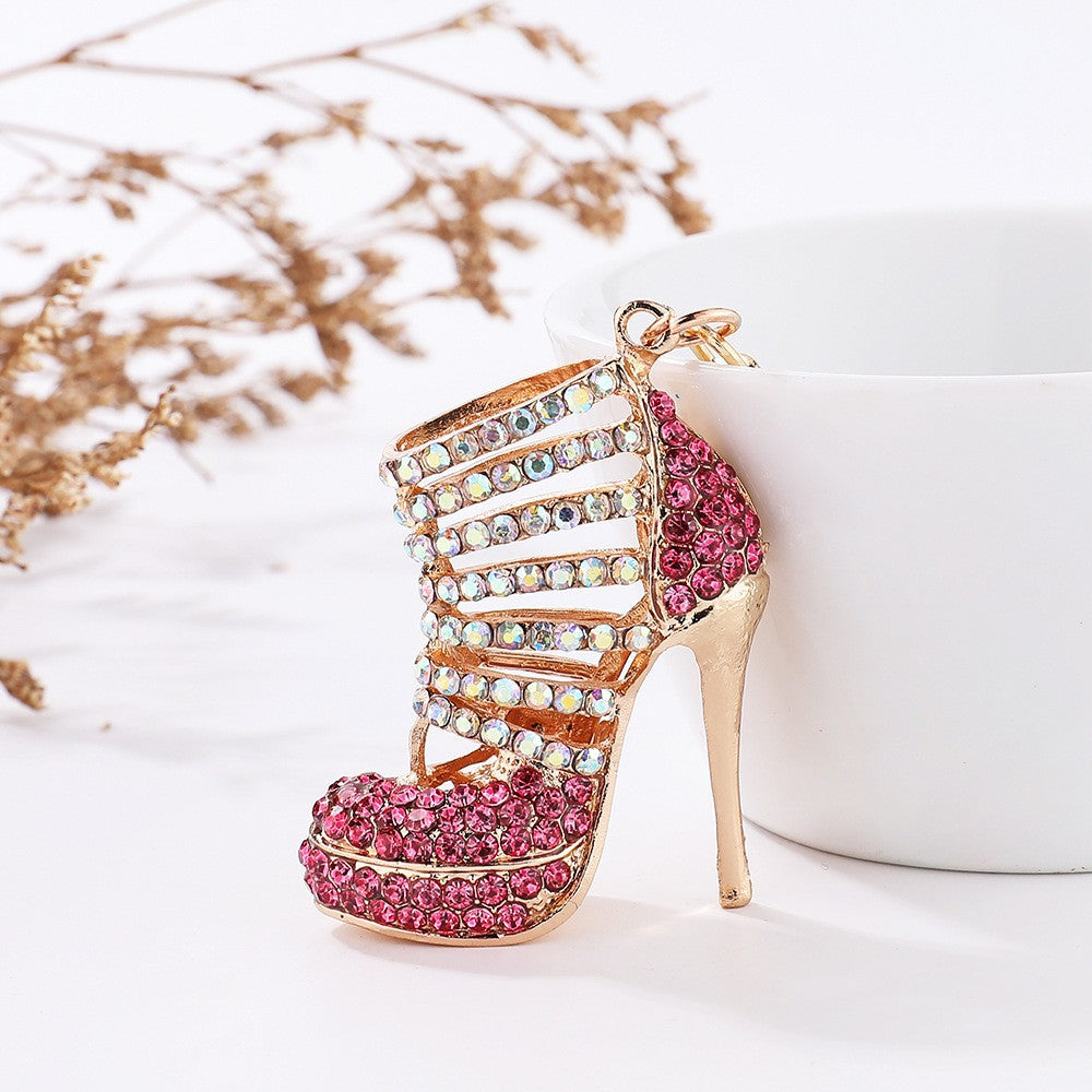 Crystal High Heel Keychain