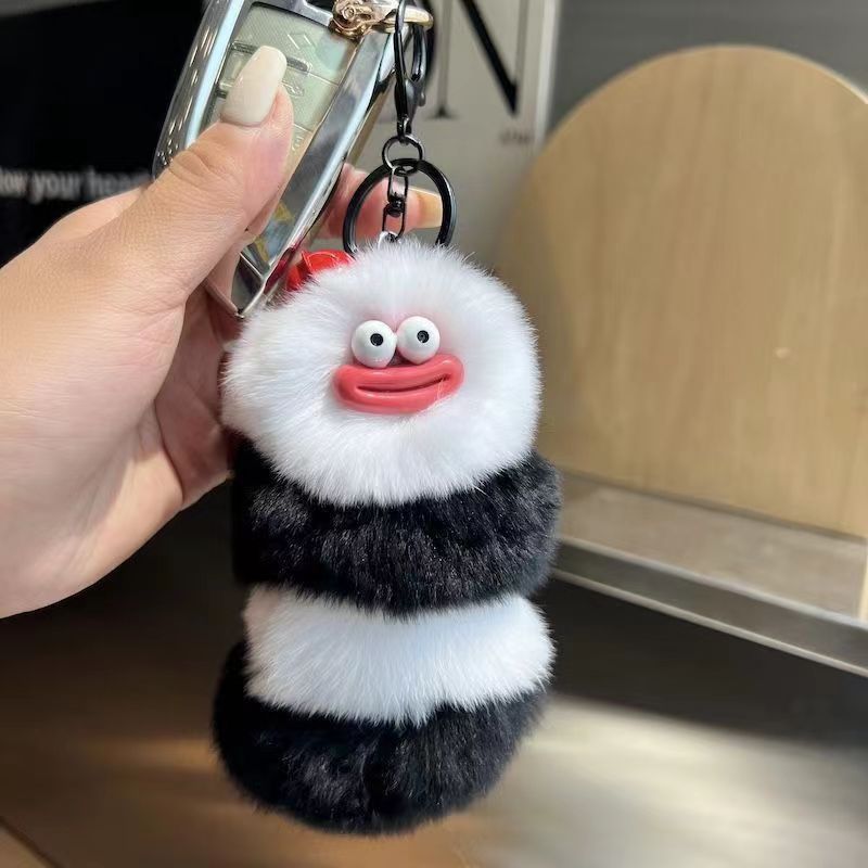 Cute caterpillar keychain