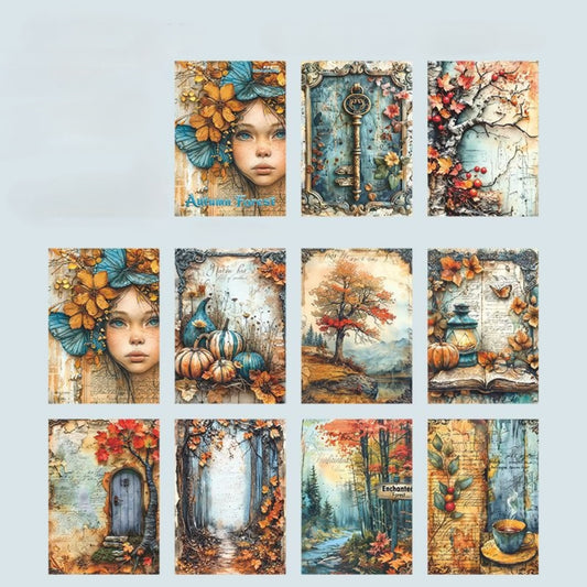 Scrapbooking sheets for journal decoration